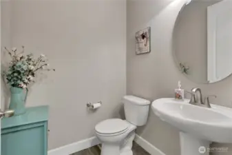 Half bath on main floor