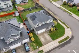 Do not miss the solar panels and large corner lot.