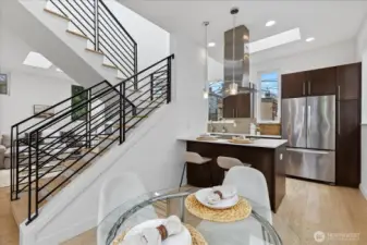 Enjoy entertaining on the 3rd floor with easy access to the rooftop deck.