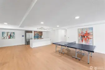 Upstairs, in the community room-look at the space!