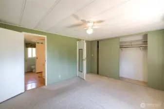 Owner's Suite with a Large Closet