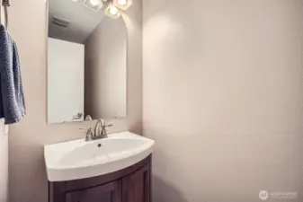 Downstairs bathroom sink