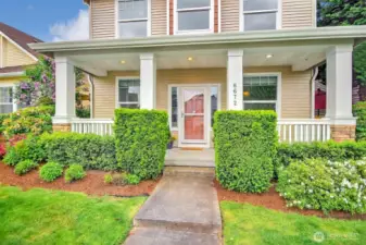 Large front porch