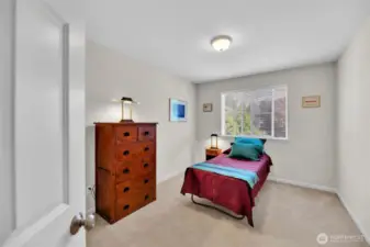 Bedroom 4 with full closet.