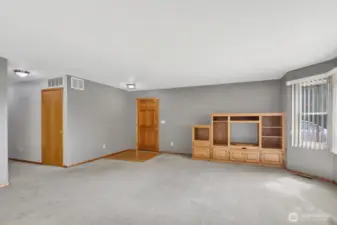 Generous spaces allow for flexibility in arranging furniture.