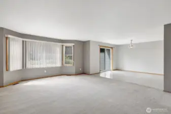 Open plan for a smooth flow between living spaces.