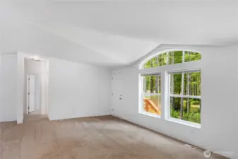 Bright and light with the vaulter ceilings