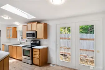 Spacious kitchen