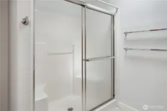 Primary bathroom shower