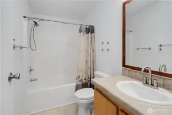 Hallway bathroom