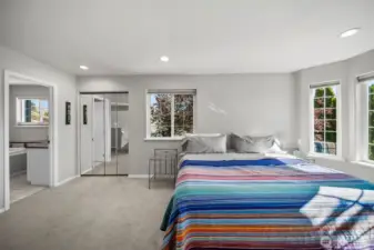 Extra large primary bedroom