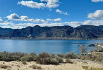 View of the Beach from up on the Ridge.