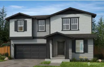 Elevation B Front of home