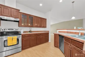 Nice Stainless steel appliances top of the space