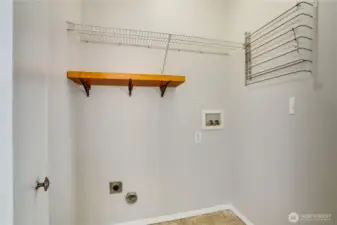 Laundry located upstairs