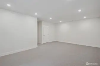 Another angle to lower/basement rec room.