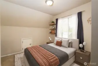 Bedroom #1/Digitally staged