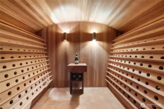 Whether you're a seasoned collector or just discovering the joys of fine wine, this beautifully crafted wine cellar offers both charm and capacity to nurture your passion.