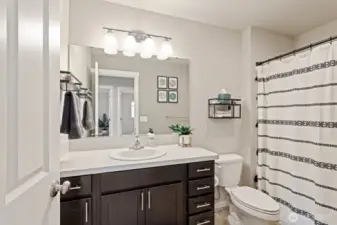 Main bathroom upstairs