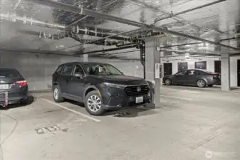 Assigned parking in spot #47.