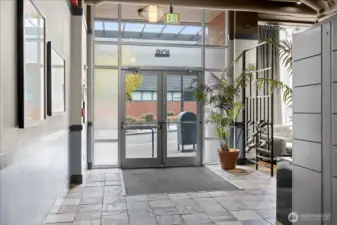 Welcoming lobby.