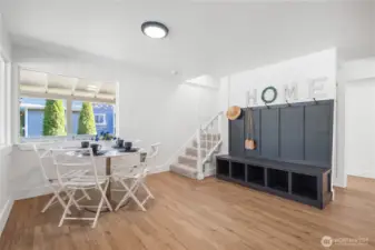 Breakfast Nook & Mud Room Storage