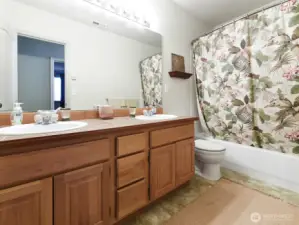Full bathroom upstairs