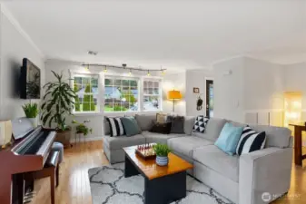 Natural light abounds in this home.