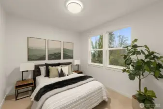 Photo of completed model home on Homesite 11. Color & Selections may vary.