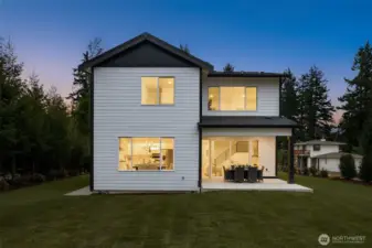 Photo of completed model home on Homesite 11. Color & Selections may vary.