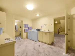 mud/laundry room downstairs.