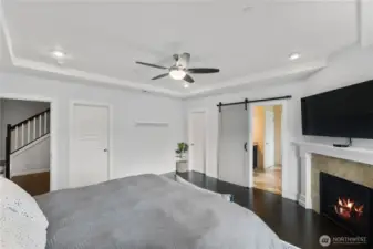 Note the doors to the TWO walk-in closets.