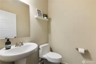 Guest half bathroom