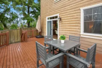 Large Deck Perfect for Spring/Summer