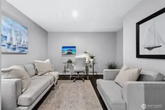 This phenomenal space is a big surprise when you first walk in your door - ideal for a home office, guest retreat, game room.