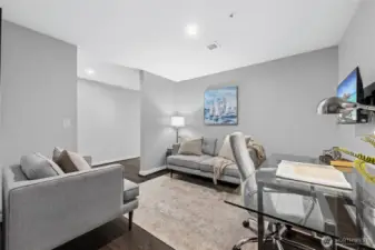 The bonus room has so many uses!