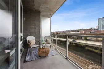 And the view from the front deck, off the kitchen.