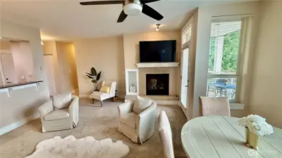 Living Room and Dining Nook