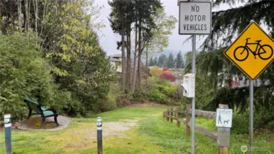 Walking Trails Across From Unit