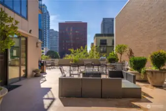 Community Patio and Pool Area