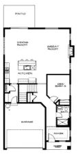 For reference only;  actual floorplan may vary.  Seller reserves right to make changes without notice.