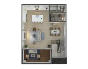 Main Floor (Facade, Ext Colors, Interior Photos & Floor Plans for illustrative purposes only. Actual Facade, Ext Colors, Interiors & Floor Plans may differ.)