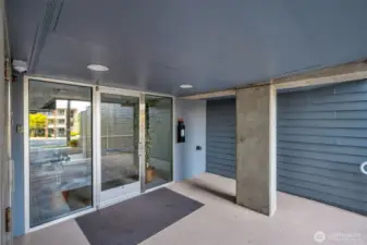 Front Door of Building