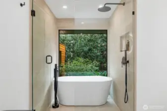 Sweet serenity while you bathe your day away.