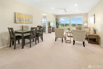 Huge Bonus Room upstairs is the perfect spot for flexible use: Football games, board games, socials, etc
