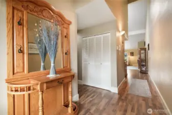 Entry leading to great room