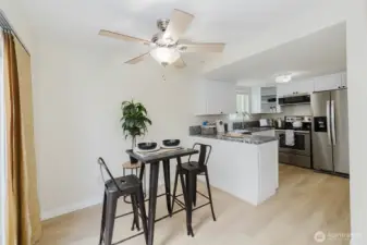 Dining area and Kitchen
