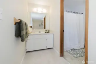 Bathroom attached to bedroom two