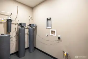 Water system & laundry connections