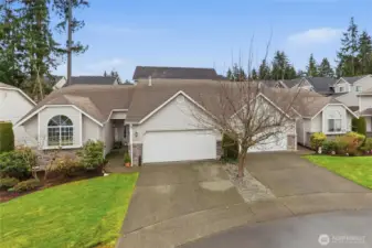 Both units have their own 2-car garages.